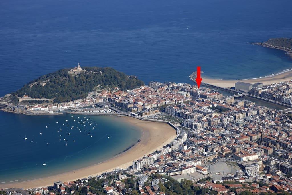 Apartamento Urumea San Sebastián Exteriör bild